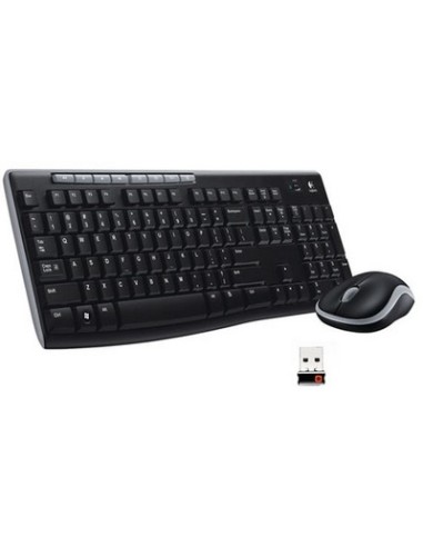 KIT MK270 TASTIERA + MOUSE WIRELESS NERA