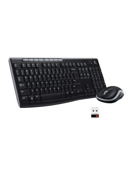 KIT MK270 TASTIERA + MOUSE WIRELESS NERA