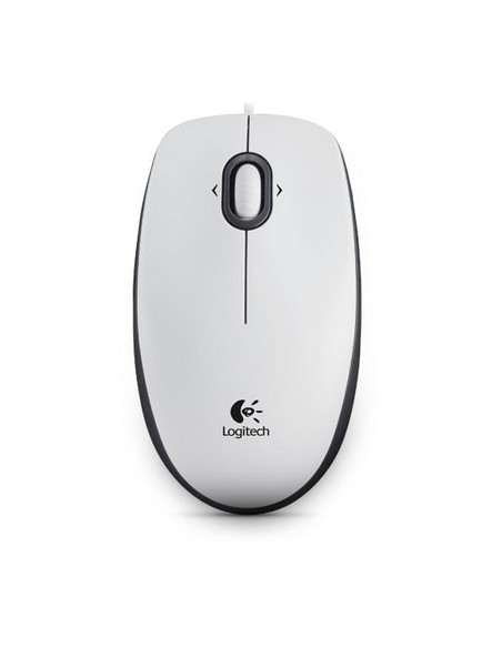 MOUSE OTTICO B100W BIANCO USB (910-003360)