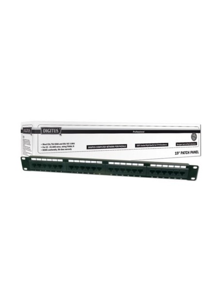 PANNELLO PATCH 24 PORTE RJ45 1U UTP (DN91524U)