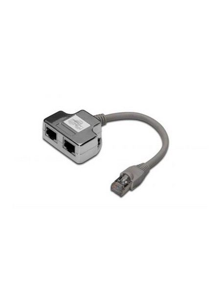 SDOPPIATORE SCHERMATO 5E 2 LINEE RJ45 (DN-93904)