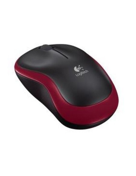 MOUSE M185 NERO/ROSSO WIRELESS