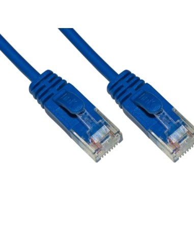 CAVO DI RETE DRITTO NON SCHERMATO T.5E 1 MT COLORE BLU
