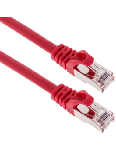 CAVO DI RETE DRITTO NON SCHERMATO CAT. 5E 1 MT COLORE ROSSO