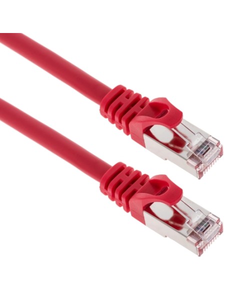 CAVO DI RETE DRITTO NON SCHERMATO CAT. 5E 1 MT COLORE ROSSO