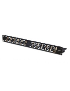 PANNELLO PATCH 24 PORTE MODULARE VUOTO PER RACK 19" BLACK (AR-PP24M)