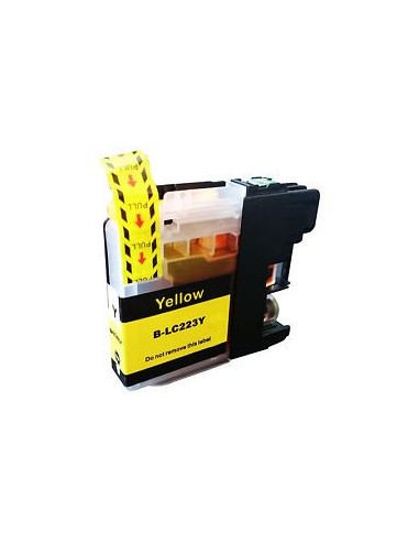 CARTUCCIA COMPATIBILE BROTHER LC223-Y GIALLA