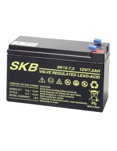 BATTERIA RICARICABILE SKB AL PIOMBO 12V 7,2A (39640610)