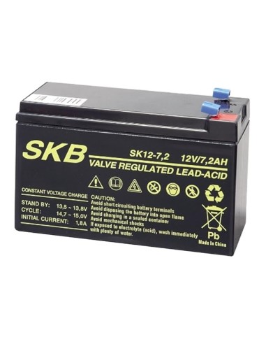 BATTERIA RICARICABILE SKB AL PIOMBO 12V 7,2A (39640610)