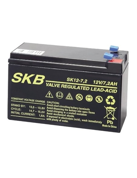 BATTERIA RICARICABILE SKB AL PIOMBO 12V 7,2A (39640610)