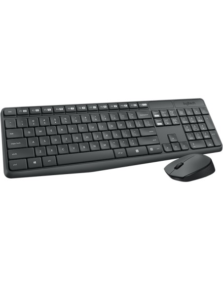 KIT MK235 TASTIERA + MOUSE WIRELESS NERA