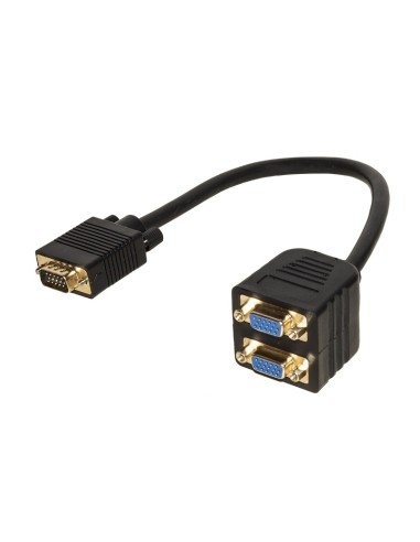 CAVO SPLITTER VGA 1 CON MASCHIO E 2 FEMMINA VGA (LKADAT06)