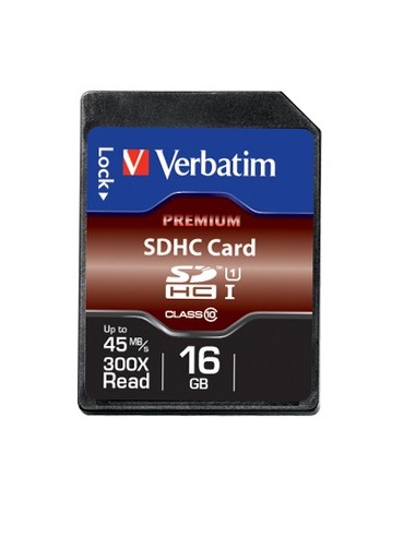 SECURE DIGITAL 16 GB (43962) CLASSE 10 (U1) 300X