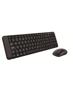 KIT MK220 TASTIERA + MOUSE WIRELESS NERA (920-003721)