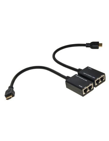 ESTENSORE HDMI - 2 CAVI ETHERNET CAT 6 - 30MT (LKEXT15)