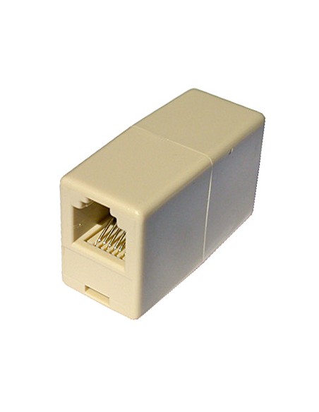 ACCOPPIATORE TEL. 2 CONN RJ11 -6P4C F/F (08306)
