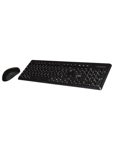 KIT TASTIERA + MOUSE WIRELESS NERA (LKTAST03)