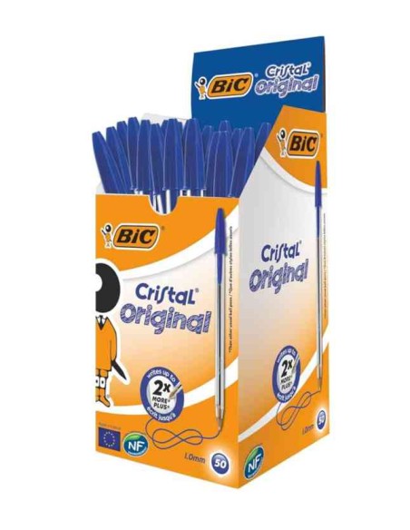 PENNA A SFERA CRISTAL BLU (50 PEZZI)
