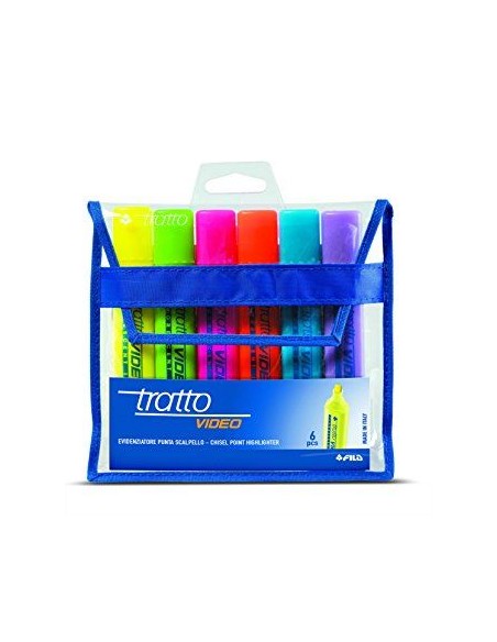 EVIDENZIATORE MULTICOLORE (6 PEZZI) (CAN-EVITRA-MULT6)