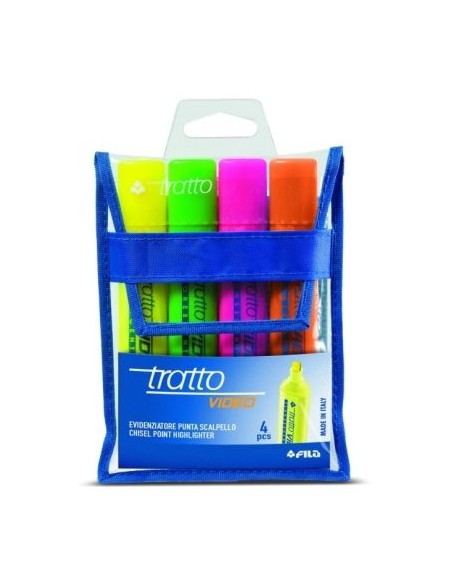 EVIDENZIATORE MULTICOLORE (4 PEZZI)