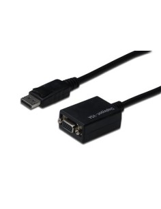 ADATTATORE CAVO DISPLAY PORT DP-VGA 15CM. (AK-340403-001-S)
