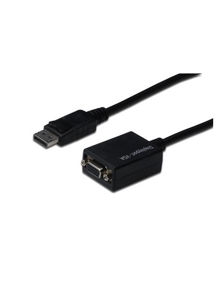 ADATTATORE CAVO DISPLAY PORT DP-VGA 15CM. (AK-340403-001-S)