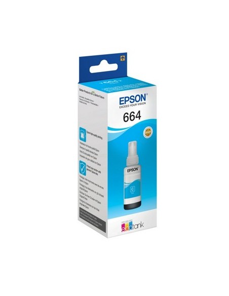 CARTUCCIA ORIGINALE ECOTANK T6642 (C13T664240) CIANO