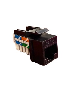 FRUTTO KEYSTONE JACK RJ45 UTP CAT.6 NERO (NW-KU6I-BK)