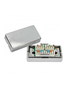 BOX DI GIUNZIONE IN METALLO CAT.6 SILVER (NW-MBJS6-SL)