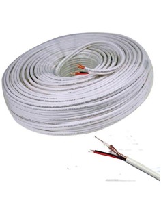 MATASSA CAVO RG59+DC 100 MT PVC BIANCO (CM-038)