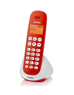 TELEFONO CORDLESS ADARA (10273842) BIANCO/ROSSO