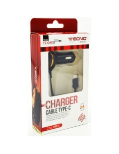 CARICATORE DA AUTO PER SMARTPHONE/TABLET USB TYPE-C 2.4A 12W (TC-CA03)