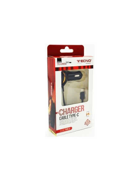 CARICATORE DA AUTO PER SMARTPHONE/TABLET USB TYPE-C 2.4A 12W (TC-CA03)
