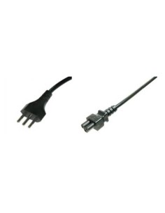 CAVO ALIMENTATORE TRIPOLARE SPINA ITA 10A 1MT (LKC510)