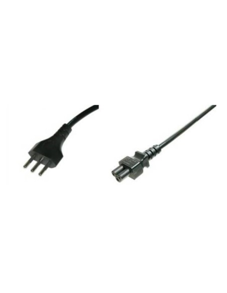CAVO ALIMENTATORE TRIPOLARE SPINA ITA 10A 1MT (LKC510)