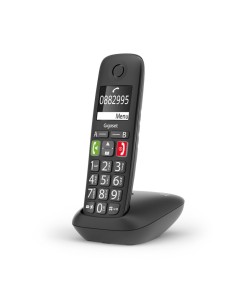 TELEFONO CORDLESS GIGASET LINEA SENIOR E290 NERO (S30852H2901K101)
