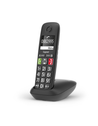 TELEFONO CORDLESS GIGASET LINEA SENIOR E290 NERO (S30852H2901K101)