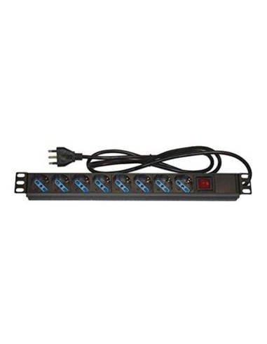 MULTIPRESA DA RACK 19" 8 PRESE UNI CON SPINA ITA 16A (LK10051)