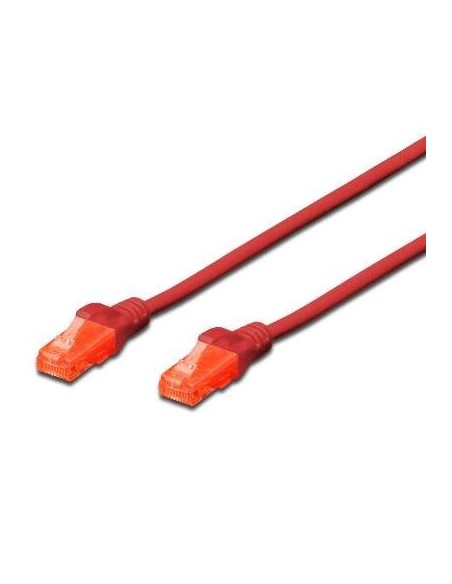 CAVO DI RETE DRITTO NON SCHERMATO CAT.6E 5 MT ROSSO (DK1617050R)