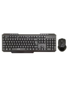 KIT TASTIERA E MOUSE KM-1105W WIRELESS NERA