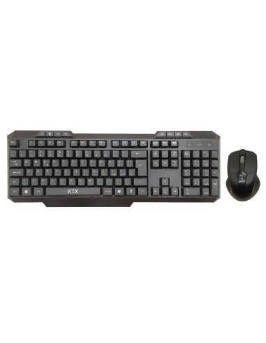 KIT TASTIERA E MOUSE KM-1105W WIRELESS NERA