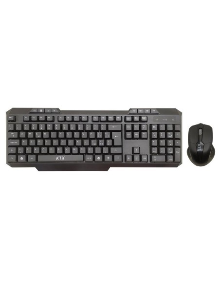 KIT TASTIERA E MOUSE KM-1105W WIRELESS NERA