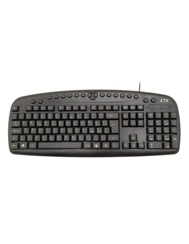 TASTIERA KB-3105U USB MULTIMEDIALE NERA