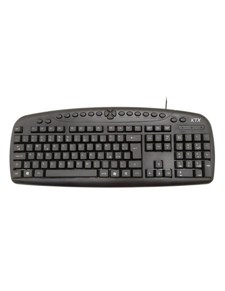 TASTIERA KB-3105U USB MULTIMEDIALE NERA