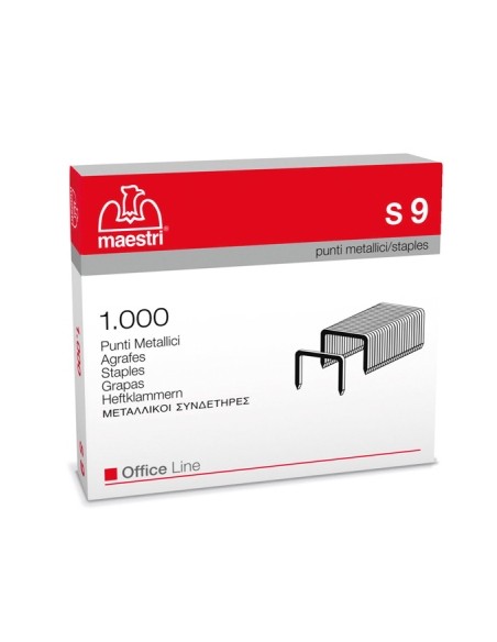 PUNTI METALLICI PASSO 23/9 CONF DA 1000 PZ