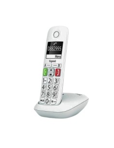 TELEFONO CORDLESS GIGASET E290 BIANCO NUMERI GRANDI
