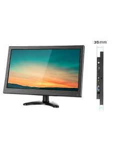 MONITOR 13.3" HD PER TELECAMERE DISPLAY LED HDMI-VGA-BNC-USB-AV