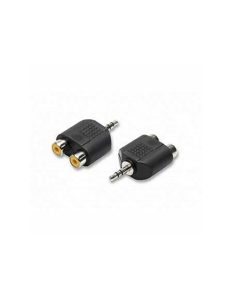 ADATTATORE PRESA AUDIO JACK 3.5 A 2 RCA (2/09)