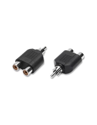 ADATTATORE SDOPPIATORE 1 RCA MASCHIO / 2 RCA FEMMINA (3/11)