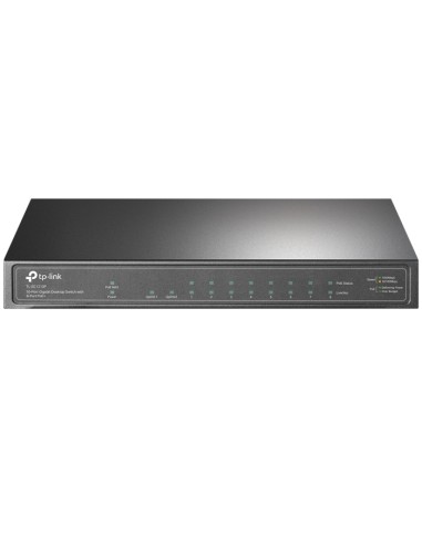 SWITCH RETE 10 PORTE 10/100/1000 TL-SG1210P POE+ 8 PORTE